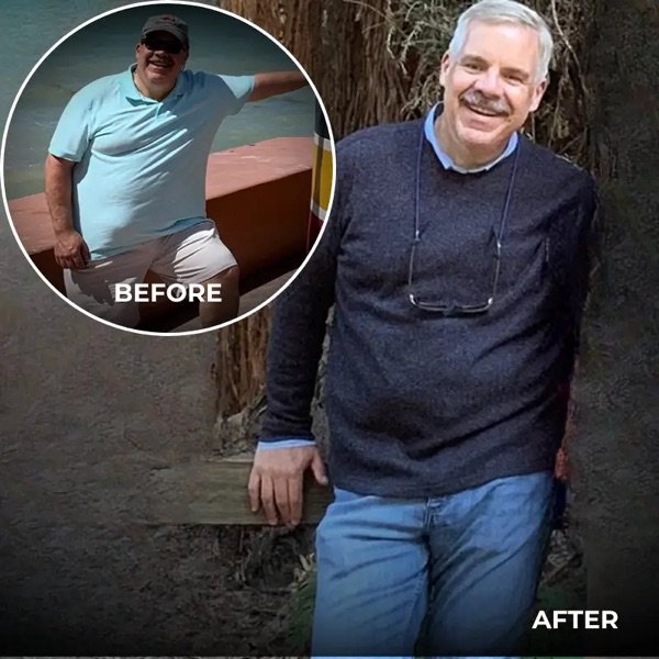 Bob Ward before and after - lost 50 pounds